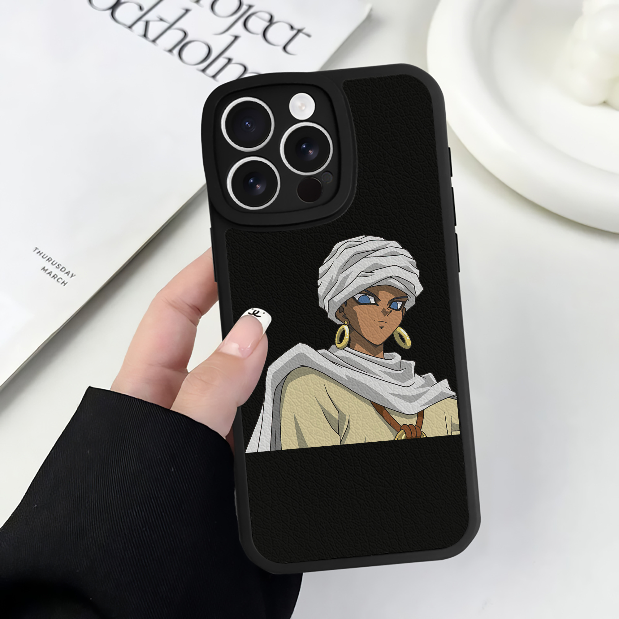 遊☆戯☆王 Yu-Gi-Oh! 【iPhone 16シリーズ対応】シリコンスマホケース（レザー調） 材質：シリコン